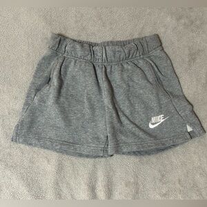 Nike Boys Shorts Size L Gray Athletic Sweatshort